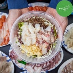 막회 가자미회 깻잎막회 세트 제철 숙성회 미주구리 이시가리 세꼬시 : 최고다농수산