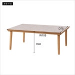 [히가시야]KT-304NA 플랫 히터 코타츠 W105×D75×H3640 : Ai shoppu