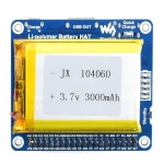 Waveshare 5V 출력  충전 리튬 폴리머 배터리 모자 SW6106 보조베터리 솔루션 라스베리 파이 : 오션글로벌12