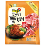 포크밸리 한돈 감자탕용 돼지등뼈4kg 1kgx4개 (국내산/냉동) : 포크밸리
