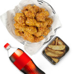 [선물하기] 교촌치킨 허니옥수수한마리+콜라1.25L+웨지감자 : BCON