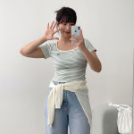 앤더슨 라이트블루 와이드 데님 팬츠 A0452 : 어썸하비