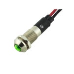 금속 대시 파일럿 알피네텍 표시등 신호 16인치 라이트 8MM PL8B 220V LED AC Blue : 영시몰A