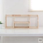 우아몰 H6925 고무나무 4칸 책꽂이 800 1color 책장선반 거실가구 책장 원목책꽂이 : 우아한스토어