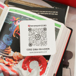 인스타큐알명함제작 큐알코드인쇄 SNS홍보명함 : 바나나프린트