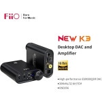 Fiio NEWK3 앰프 헤드폰 앰프 휴대용 고해상도 384kHz/32비트 DSD256 USB 타입-C 무손실 PC/노트북/스마트폰/스피커 홈 오디오용... 