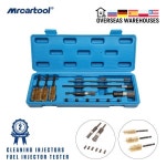 [누리정비]MRCARTOOL 디젤 인젝터 시트 커먼레일 클리너 세트, 자동차 엔진 유지 보수 도구, 청소 브러시 14 개 : 칠재윤상사