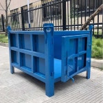 암롤박스 혼합 폐기물 헌옷수거함 현장 바스켓 이동식 1. 고정 그리드 800x600x640 : 평화만물상