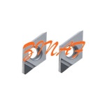 2pcs 다이아몬드 삽입 DCMT070204 DCMT11T304 PCD CBN CNC 선반 터닝 보링 공구 : 웨스트모스트