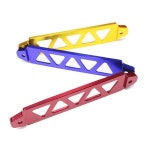 알루미늄 합금 자동차 배터리 마운트 브래킷 수정 배터리 플레이트 홀더 오토바이 장비 액세서리 : Globalmarket1