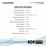 BLAUPUNKT EP-1600XPRO 디지털 베이스 인핸서 프로세서 - 사운드 복원, 맥시마이저 및 재생기 자동차 오디오 부스터 블랙 : 31서초직구