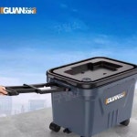 이동식 세차 자동차 버킷 물통 광택 바퀴 바스켓 작업 베란다 물 물분사기 릴호스 청소 : 구대월드쇼핑