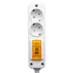 전기난로전용 멀티탭 2구 3m 3개세트 감전예방 콘센트 접지 여행용 절전 : 슈퍼 박스