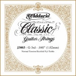 D Addario J3003 정류 클래식 기타 싱글 스트링, 일반 텐션, 세 번째 스트링 Rectified : 아름다운점포