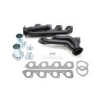 PATRIOT H8435 4CM 4인치 블랙 코팅 고온 클립스터 배기 헤더 스트리트 로드 범용 351C용 : 다드림MARKET