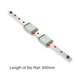 SIMAX3D MGN12H 600mm 선형 레일 가이드 2 객차 MGN12 슬라이드 8mm 3D 프린터 및 CNC 기계 업그레이드용 2R-400mm Silver 1 : 캠프셋... 