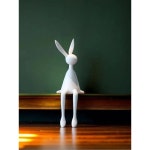 카페 토끼조형물 인테리어 오브제 155cm 장식물 A타입ㅣ160x59x53cm 화이트 라지 래빗 : 후니메모리