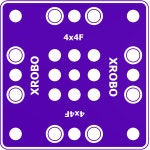 [한정판매] 엑스로보 COLOR 6종 PCB 프레임 (4x4F, 각 1개입) : XROBO