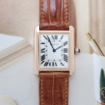 까르띠에 탱크솔로 로즈골드 SM 여성용 쿼츠 시계3168 : 워치매니아샵