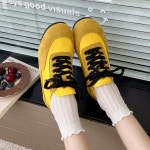 [G3259] 가벼운 밴딩 운동화 데일리 투톤 스니커즈 : 새로이클라쓰