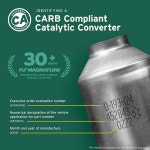 MagnaFlow 촉매 변환기 334009 3 /3 입구/출구, 캘리포니아 등급, 유니버설 핏(CARB 준수) : 퓨쳐코어