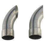 패트리어트 배기 턴 다운, 직경 3, 길이 9, 강철, 페어 : 하늘잡