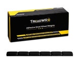 TREADWRX 블랙 1온스 내구성, 스크래치 없는 균형 잡힌 휠 웨이트 스틱 - 부드러운 승차감을 위한 정밀 타이어 간편한 사용을 다용도 접착... 