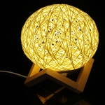 분리형 라탄 달무드등 아이보리 led무드등 테이블조명 아이방조명 : 브리즈나래