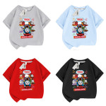 토마스와 친구들 2025 핑크 반팔티 100-160 키즈 기차 캐릭터 옷 애니 프린팅 티셔츠 : 슈퍼 스타