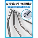 개미산 연속 가축 5ml투약건 진드기 동물 금속 농장 도징 1 사육 대용량 약물 주입기 70ml : 체돈