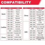 뷰익 캐딜락 쉐보레 GMC C1500 C2500 C3500 실버라도 시에라 2500HD 교외 급행 눈사태에 적합한 Fitee 고성능 연료 필터가 # GF652... 