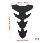 오토바이 범용 피쉬본 탱크 패드 탱크 패드 보호대 스티커 프로스트 미끄럼 방지 오일 가스 연료 탱크 스티커 혼다 CBR용 데칼 : Globalcenter