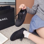 [G3259] 가벼운 밴딩 운동화 데일리 투톤 스니커즈 : 새로이클라쓰