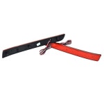 vw 호환 T5 Transporter 2012- 용 2PCS LED 후면 범퍼 램프 테일 라이트 반사판 브레이크 안개등 자동차 액세서리 : 베스트321피