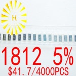 1812 5% 칩 저항기 1R-10M SMD x 4000 개 : 유진상사10