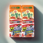 오뚜기 라면 진짜 쫄면 매콤한 진 비빔면 봉지 라면 총16개 : 광수네컴퍼니