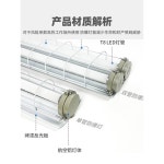 빈티지 형광등 1 LED 덮개 서스펜션 메쉬망 화이트 포산16W램프 2m 5구 광택 리모델링 2m싱글파이프 직사각형 1 전등갓 개별관 가방 램프... 