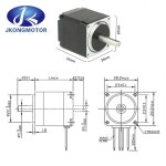 Jkongmotor DIY 3D 프린터용 스테퍼 모터 Nema11 28 하이브리드 스테핑 2 상 4 리드 1.8 도 0.67A 6Ncm 8.5oz-in 28x32mm : 베스트321피