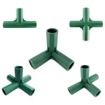조인트 프레임 천막 식물 19MM 정원 자재 개 파이프 비닐하우스 온실 11mm 평면 사각 : maxselll34