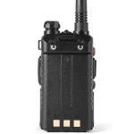 햄 라디오(UV-5R) UHF VHF 듀얼 밴드 2방향 라디오, 충전식 리튬 이온 배터리 휴대용 무전기 완비, 이어피스 및 프로그래밍 케이블 포함... 