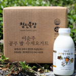 직장맘 어린이 이유식 이순주 수제 공주밤 요거트 500ml : 청신목장