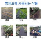 제초매트 농사용 부직포 과수원 원예 과일나무 묘목 덮개 : 때니마켓