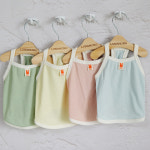 슈가베베 골지면 끈나시 민소매 티셔츠 국산 강아지옷 루나몽 여름 시원한 애견 반려견 2XL : Lunamong