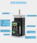 JMC100W IHSV57 30 10 36 RC/EC CANopen&EtherCAT Nema 23 3상 36V Ac SERVO 통합 컨트롤러 포함 : 제이피프