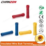 50/80/100PCS Bv1 25 Bv2 5 Bv5 5 절연 와이어 조인트 버트 터미널 PVC... 케이블 Wirefy 스플 라이스 압착 도구 커넥터 : 제이케이유통28