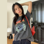 [네이버 단독][N도착보장][쥬시쥬디][인플PICK] 피그먼트그래픽티셔츠 JZTS324C : JUCYJUDY