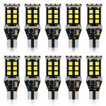 JEFLYM 921 LED 전구 912 후진 백업 조명, 6000K 화이트 CANBUS T15 906 W16W 921K 922 12V-24V 비극성 : 디어원 모두 스토어