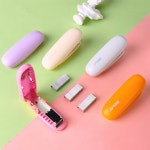 미니 쉘 접이식 스테이플러 휴대용 크기 컬러 바인더 24/6 표준 사무실 바인딩 도구 학교 A7019 : 금하커머스