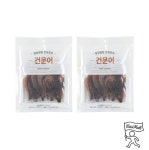 쫀득쫀득 건문어 120g, 2개 : 닛시몰