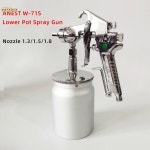 일본 이사타 W-71S 스프레이건 자동차 가구 페인트 프라이머 냄비 아래 공압 분무 깍지 1.5mm : 영원하이닉스